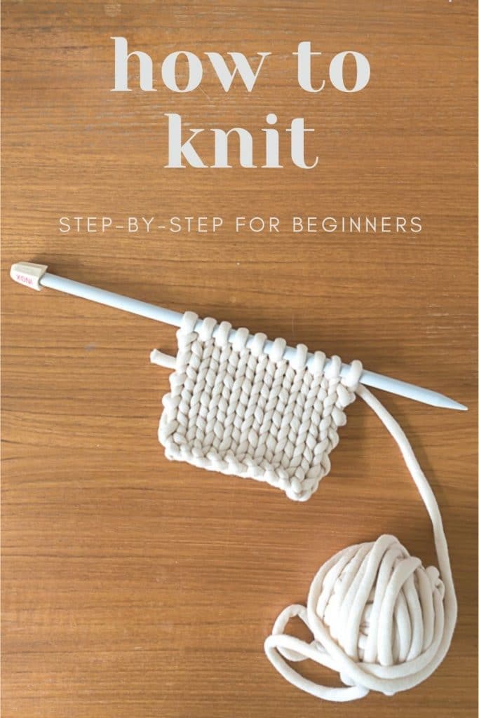 Knit Stitch: How To Knit Illustrated · Nourish and Nestle